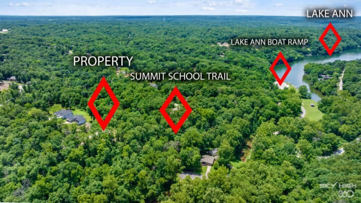 Secluded Black Bear Cabin near Lake Ann with scenic trails and boat ramp access.